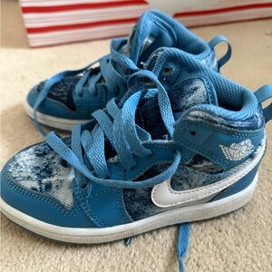 Jordan Air 1s kids Washed Denim